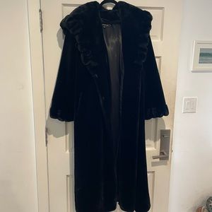 Jones New York Faux Fur Long Jacket